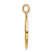 14k Matka Boska Medal Charm-XR655