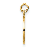 14K Caridad Del Cobre Medal Charm-XR663