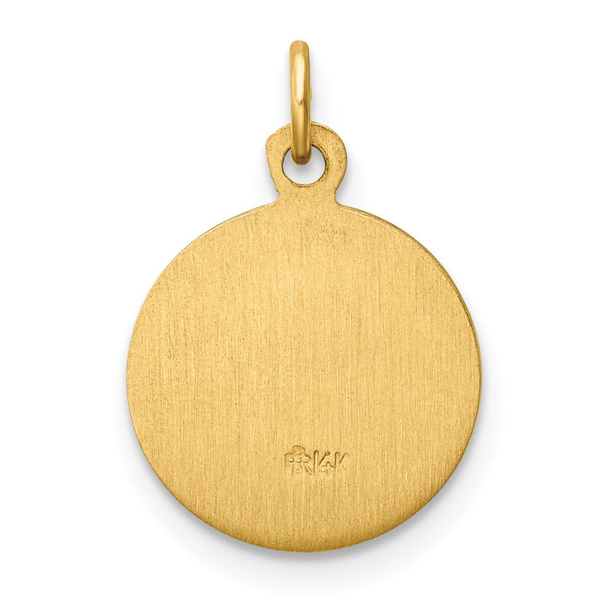 14k Our Lady of Fatima Medal Charm-XR664