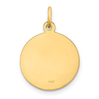 14k Our Lady of Fatima Medal Charm-XR665