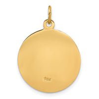14k Our Lady of Fatima Medal Pendant-XR666