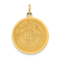 14k Saint Jude Thaddeus Charm-XR762