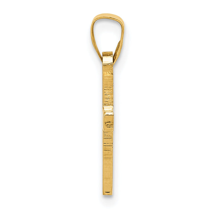 14k Cross Pendant-XR768