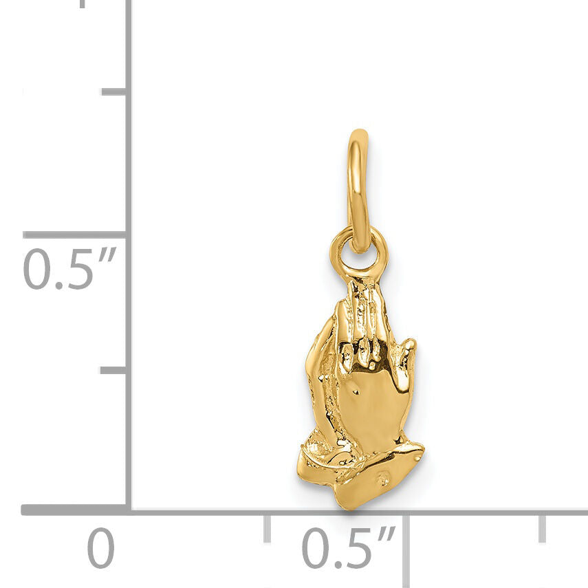 14k Praying Hands Charm-XR770