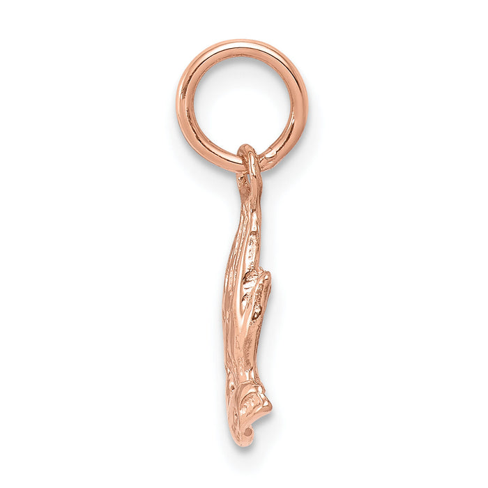 14k Rose Gold Praying Hands Charm-XR771