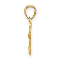 14k Polished Angel Pendant-XR918