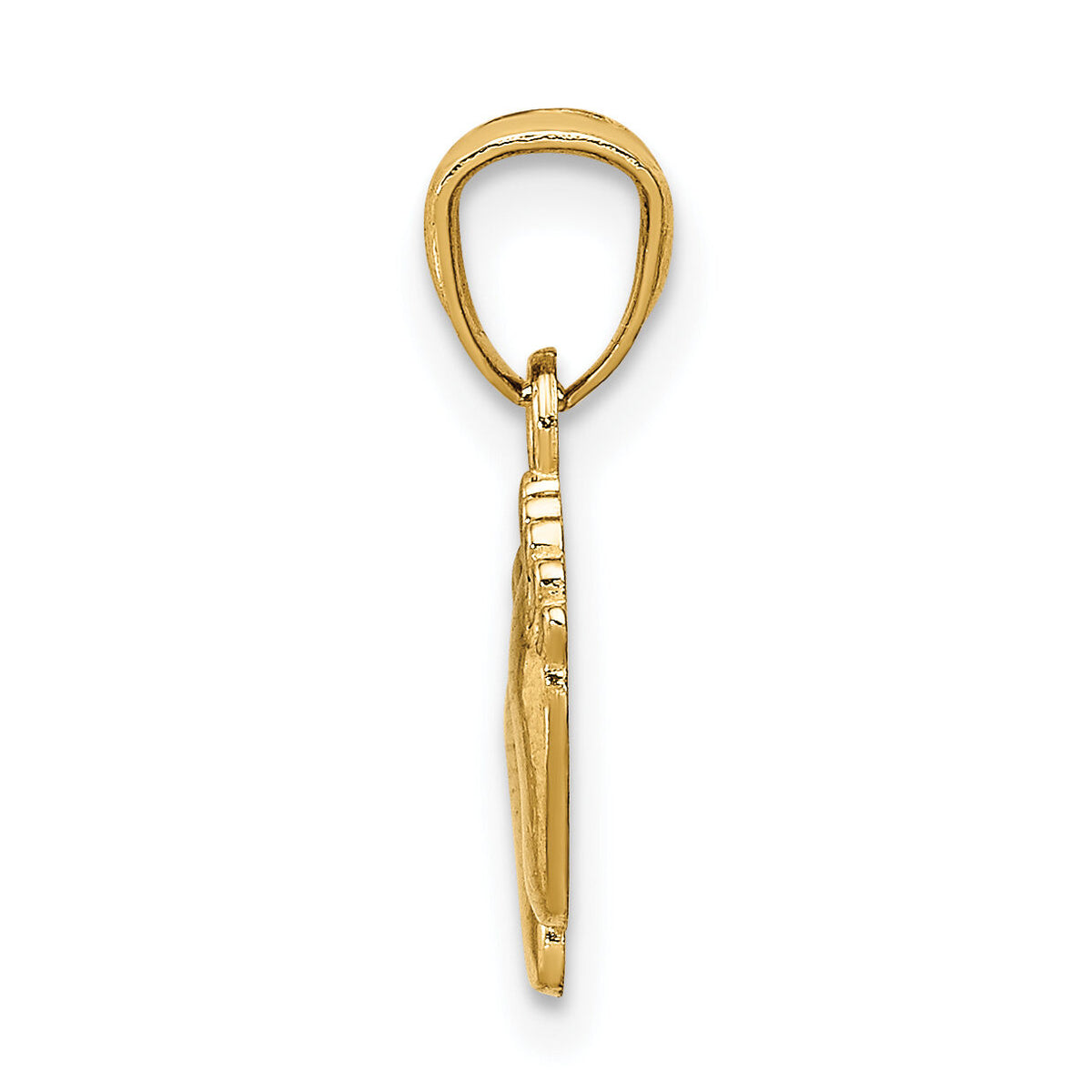 14k Small Feet Pendant-XR922