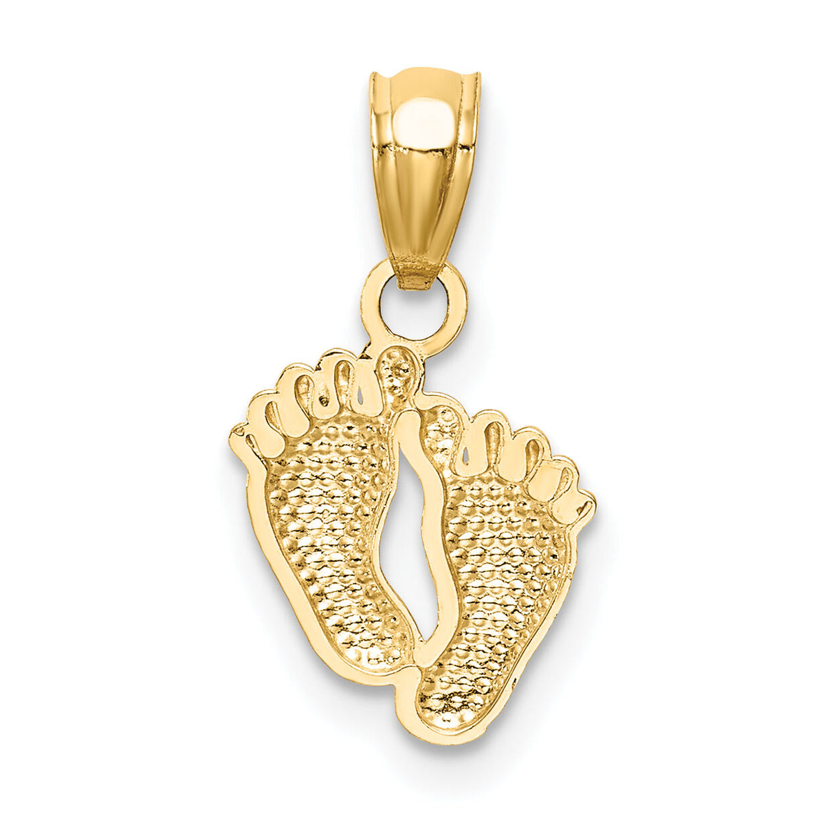 14k Small Feet Pendant-XR922