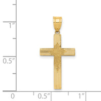 14K Laser Designed Cross-XR941