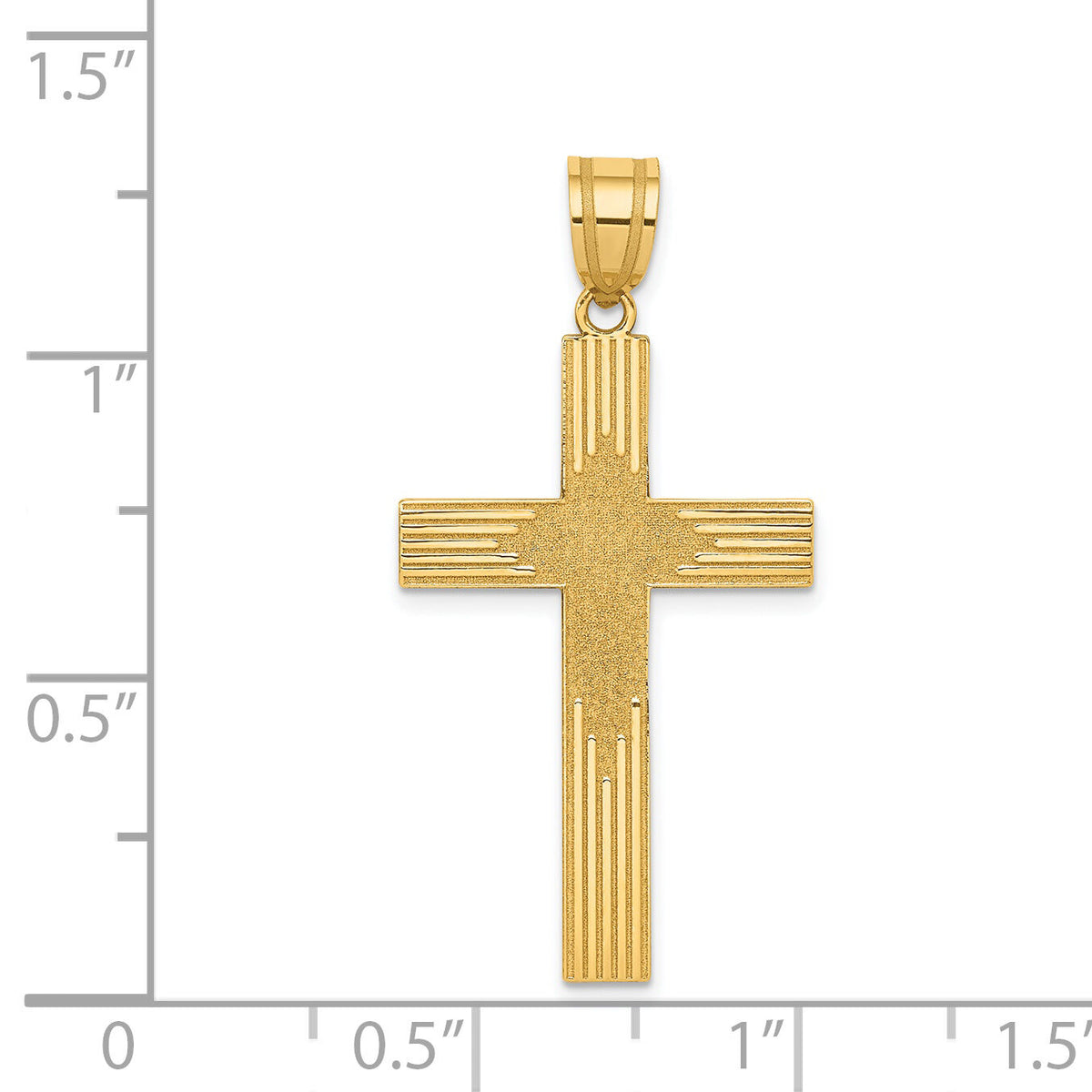 14K Laser Designed Cross-XR942