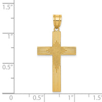 14K Laser Designed Cross-XR942