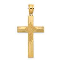 14K Laser Designed Cross-XR942
