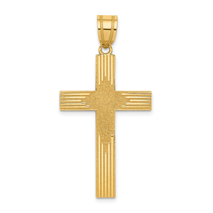 14K Laser Designed Cross-XR942