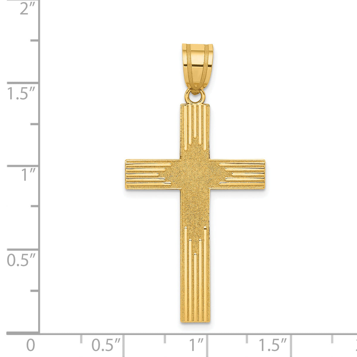 14K Laser Designed Cross-XR943