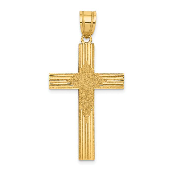 14K Laser Designed Cross-XR943