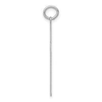 14K White Gold Laser Designed Cross Pendant-XR946