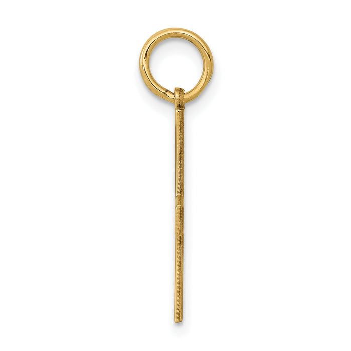 14K Laser Designed Greek Cross Charm-XR976