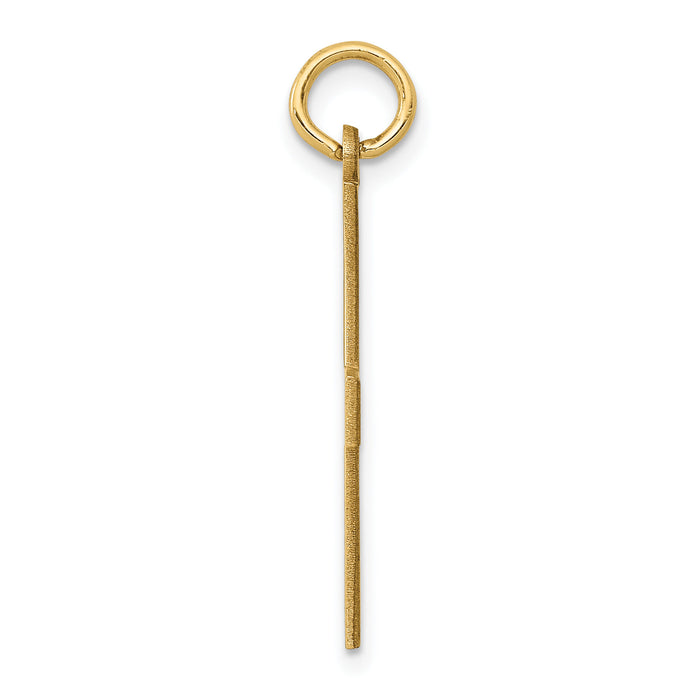 14K Laser Designed Greek Cross Pendant-XR977