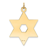 14K Laser Designed Star of David Pendant-XR987