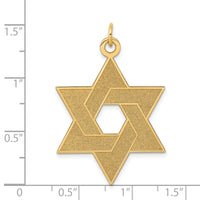 14K Laser Designed Star of David Pendant-XR987