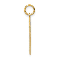 14K Laser Designed Cross Pendant-XR993