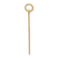 14K Laser Designed Cross Pendant-XR994