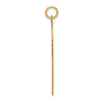 14K Laser Designed Cross Pendant-XR995