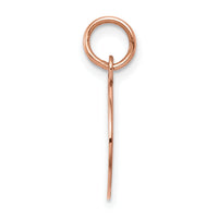 14k Rose Gold Plain .018 Gauge Circular Engraveable Disc Charm-XRM135/18