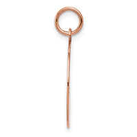 14k Rose Gold Plain .013 Gauge Circular Engraveable Disc Charm-XRM136/13
