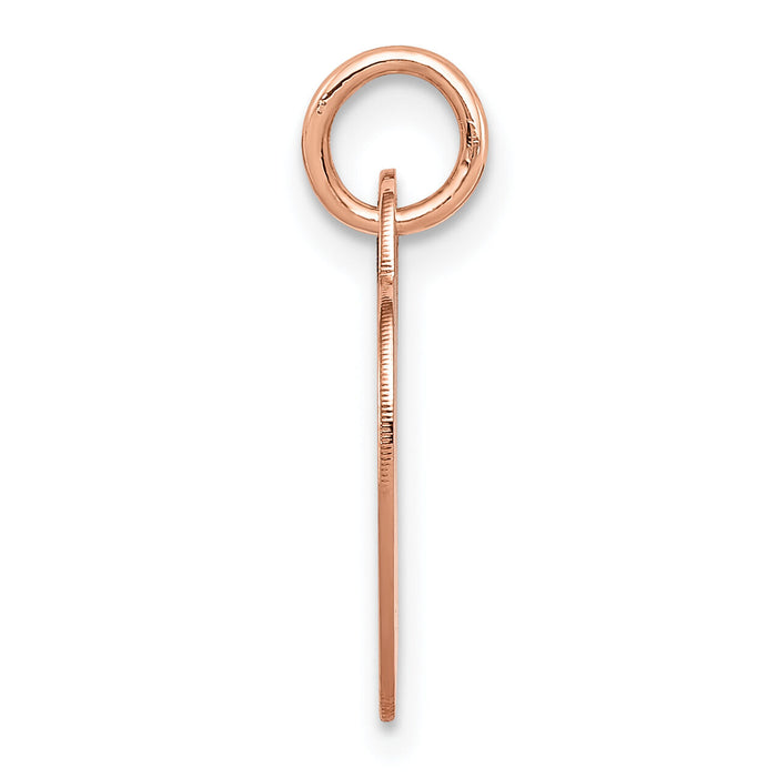 14k Rose Gold Medium Engraveable Heart Charm-XRM522/13