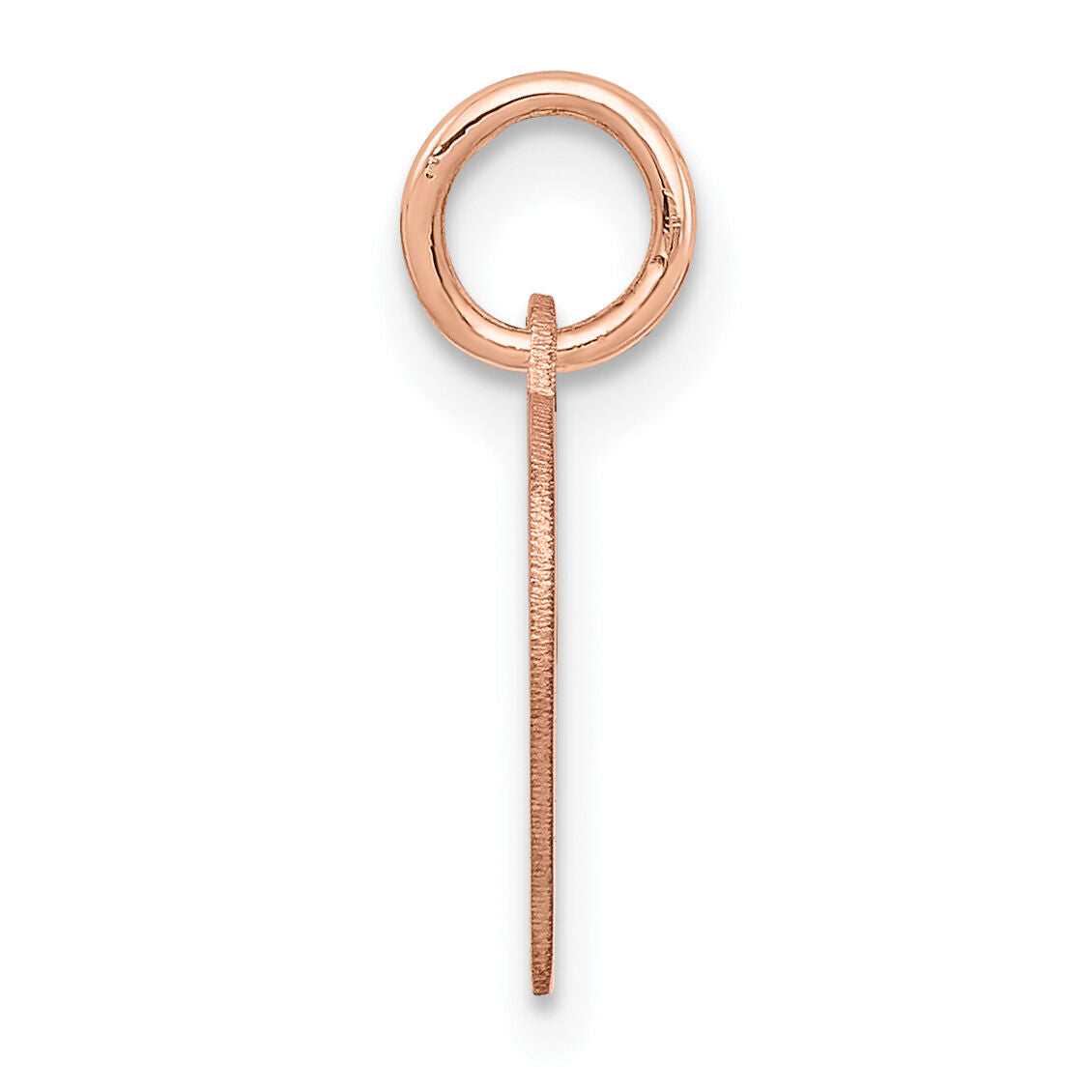 14k Rose Gold Heart Disc Charm-XRM526/18