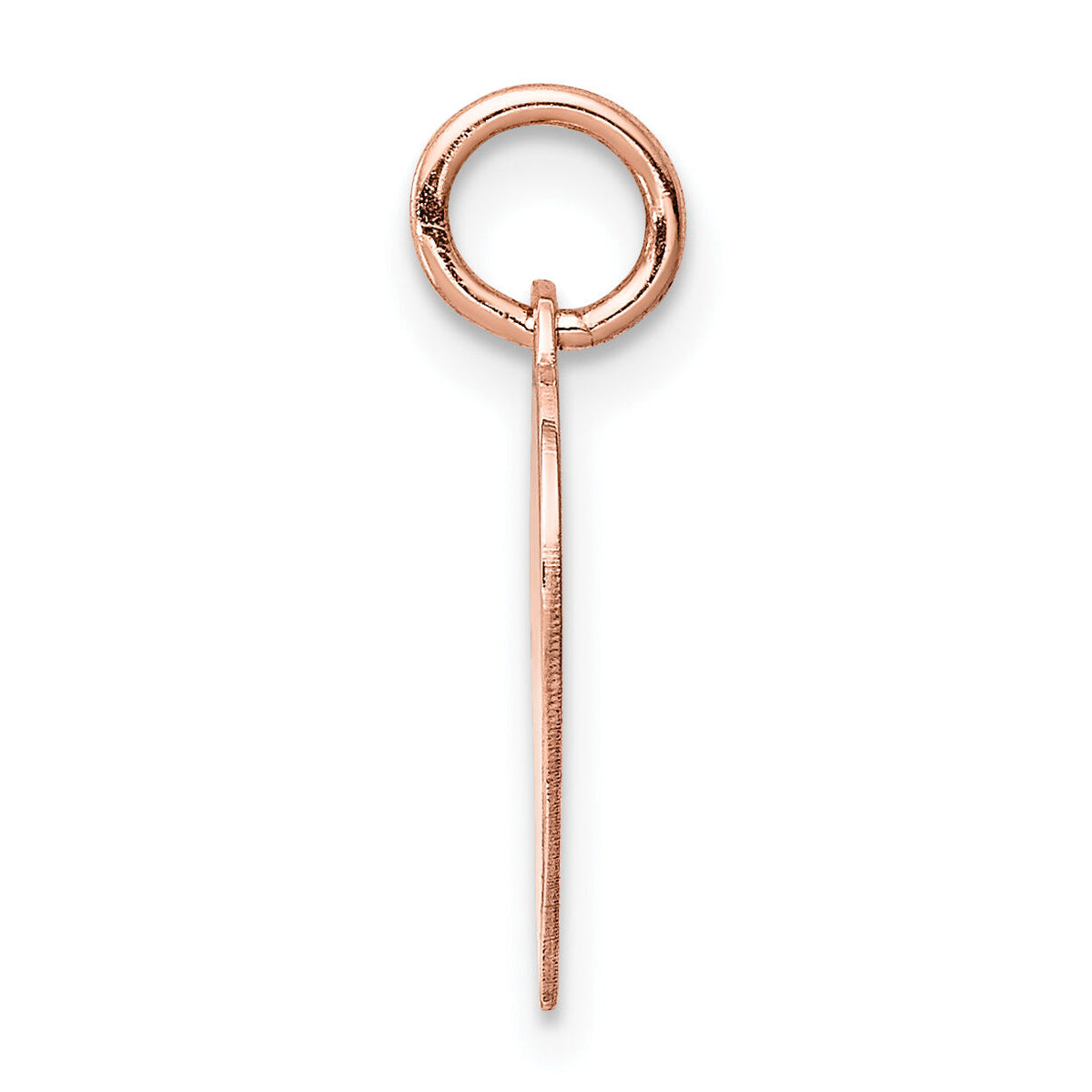 14k Rose Gold Heart Disc Charm-XRM527/11