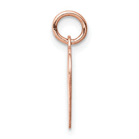 14k Rose Gold Heart Disc Charm-XRM527/11