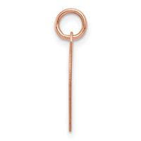 14k Rose Gold Heart Disc Charm-XRM528/18
