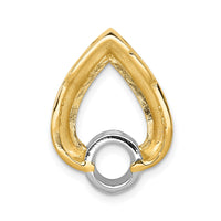 14ky Teardrop 5.8mm Diamond Chain Slide Mtg-XS1195