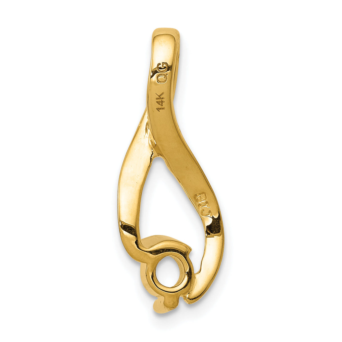 14ky Fancy 4.5mm Diamond Slide Mtg-XS1198