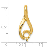 14ky Fancy 5.8mm Diamond Slide Mtg-XS1200