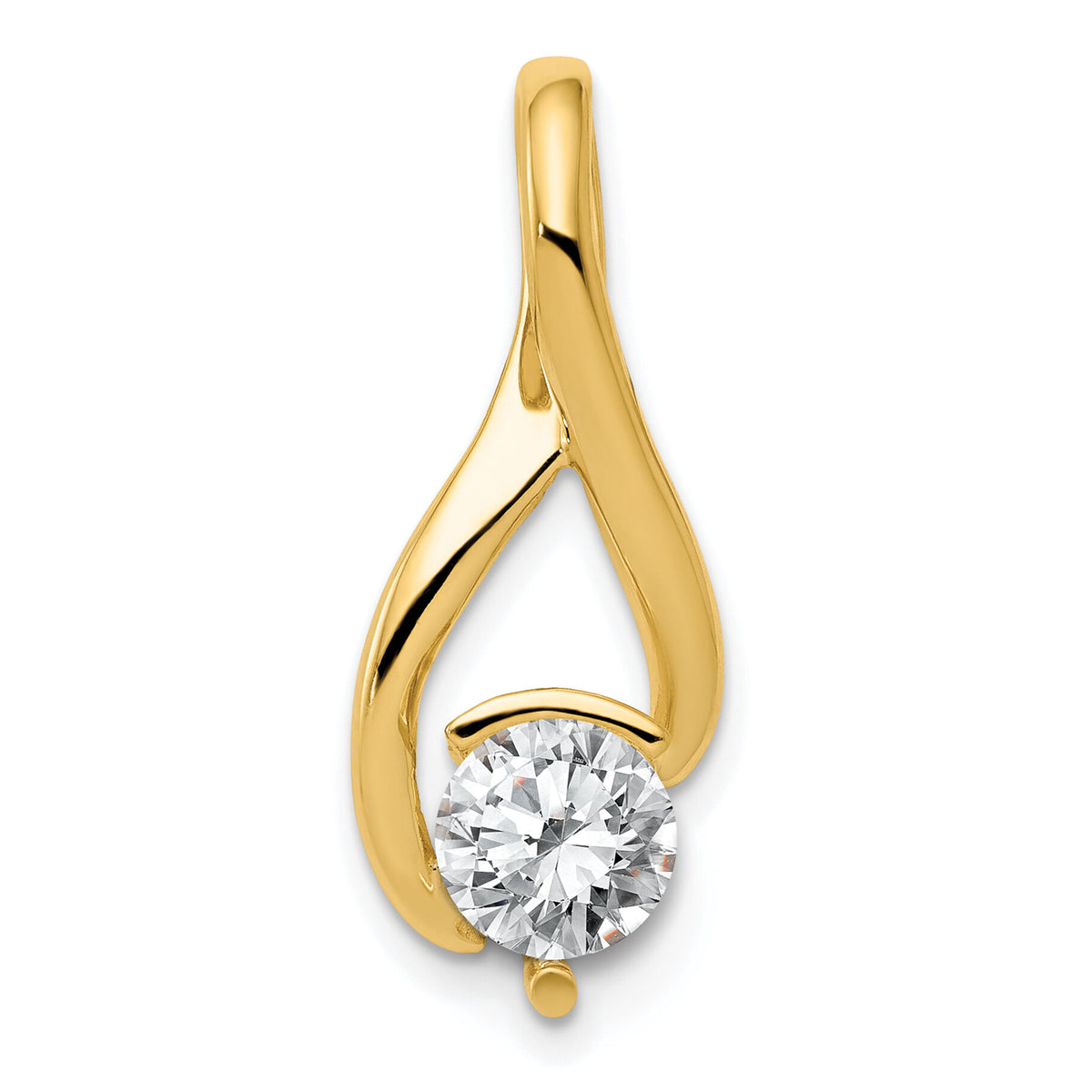 14ky Fancy 6.5mm Diamond Slide Mtg-XS1201