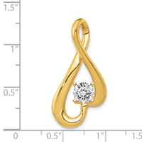 14k Fancy Peg Set Diamond Slide Mtg-XS1238