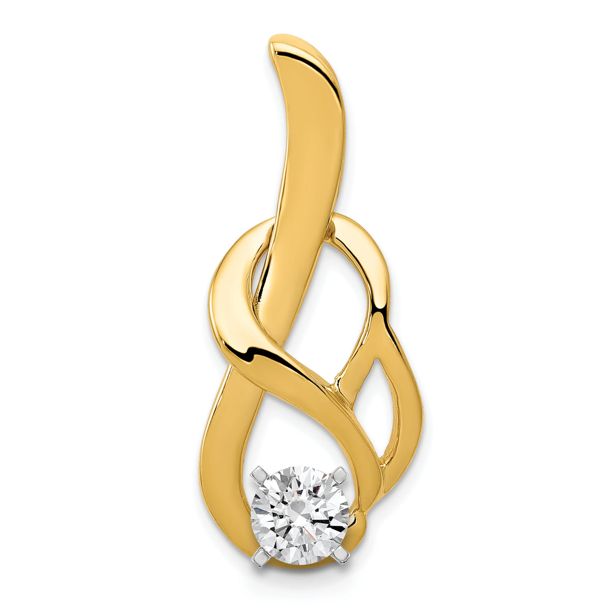 14ky Fancy Diamond Slide Peg Mtg-XS1249