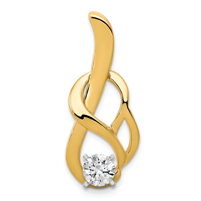 14ky Fancy Diamond Slide Peg Mtg-XS1249