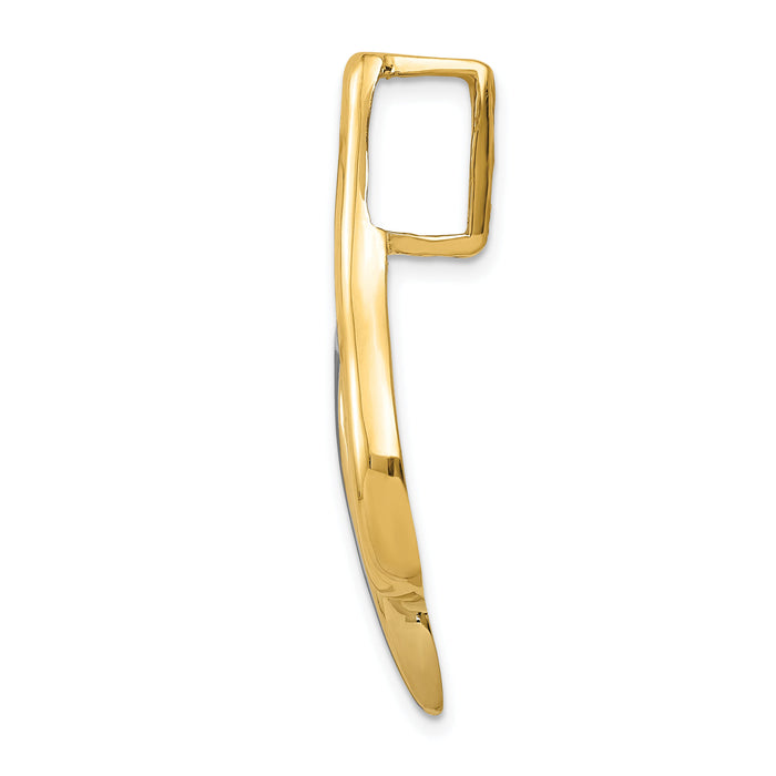 14k Two-Tone Fancy Peg Set Diamond Slide Mtg-XS1252
