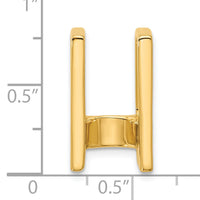 14k Holds 7.5mm Stone, Slide Mounting-XS222