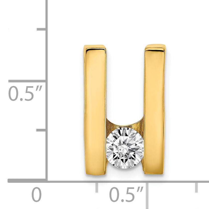 14k AA 5.25mm Diamond Slide-XS225AA