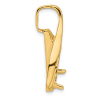 14k Holds 1-6mm Stone, Slide Mounting-XS241