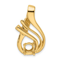 14k Holds 1-6mm Stone, Slide Mounting-XS241