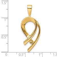 14k Holds 4mm Stone, Slide Mounting-XS257