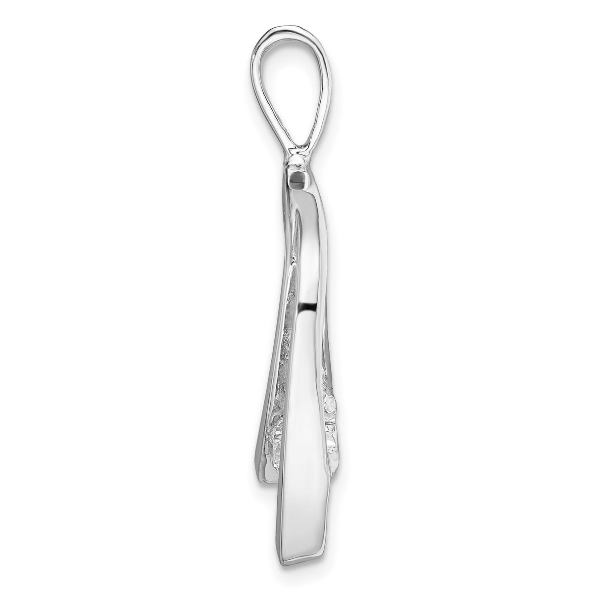 14k White Gold Holds 1-4mm stone, AA Diamond Slide-XS257WAA