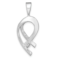 14k White Gold Holds 1-4mm stone, AA Diamond Slide-XS257WAA