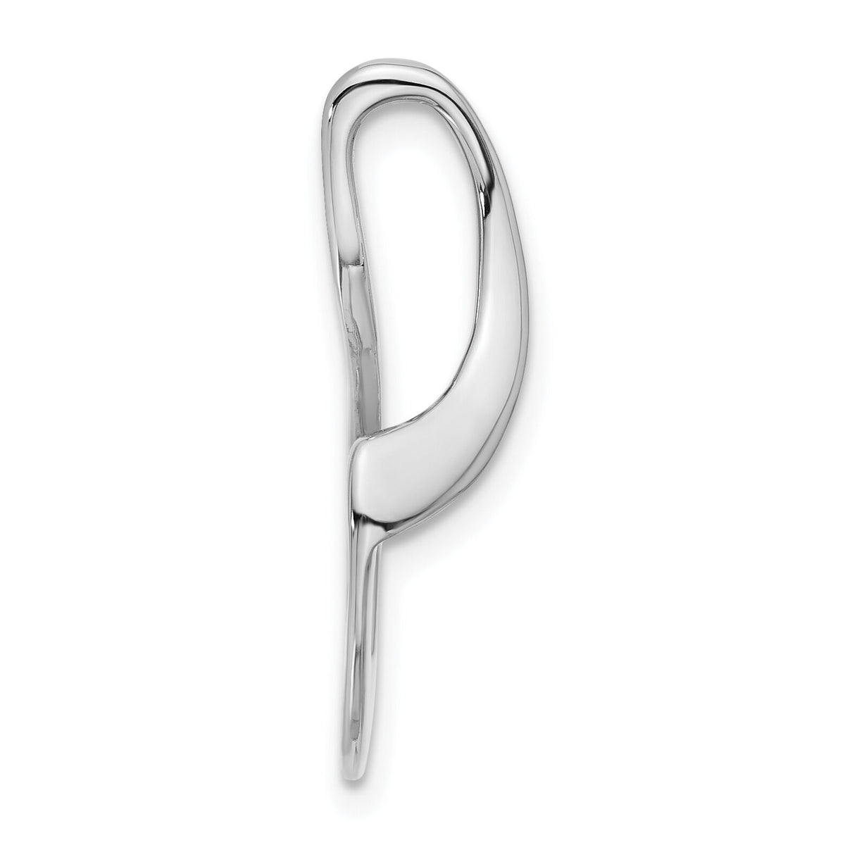 14k White Gold Peg Set Slide Mounting-XS275